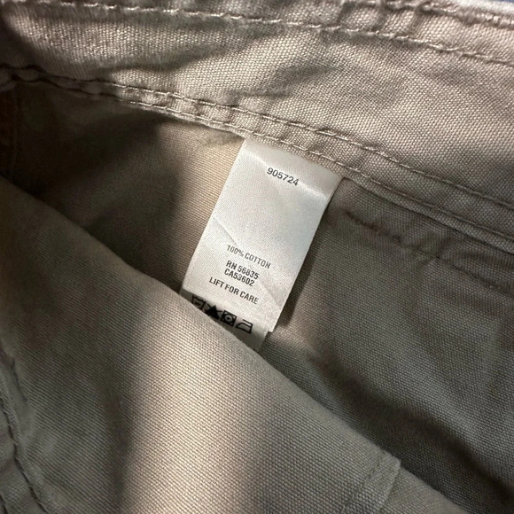 Cabelas men’s 7-pocket hiker cotton beige Cargo pants 40W 30L #1008 - Picture 6 of 7
